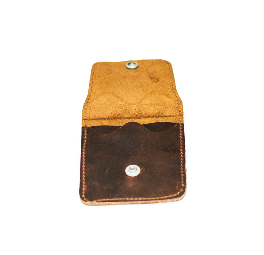 Brown Leather Coin Purse | Hunter Leather | Hand Made