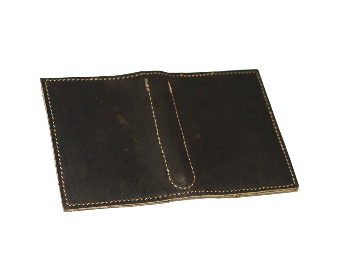 Hand made Coco Brown Leather Wallet | Money Bag | Card Holder