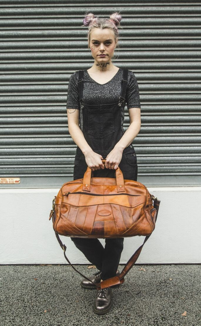 Premium Leather Overnight Holdall | Travel Duffle