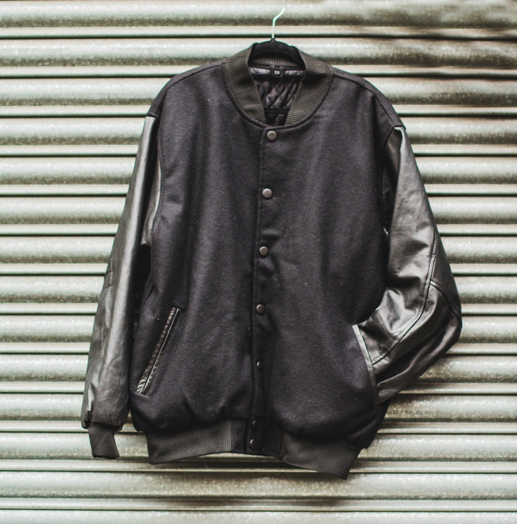 Classic Varsity / Baseball Jacket (Wool & Leather)