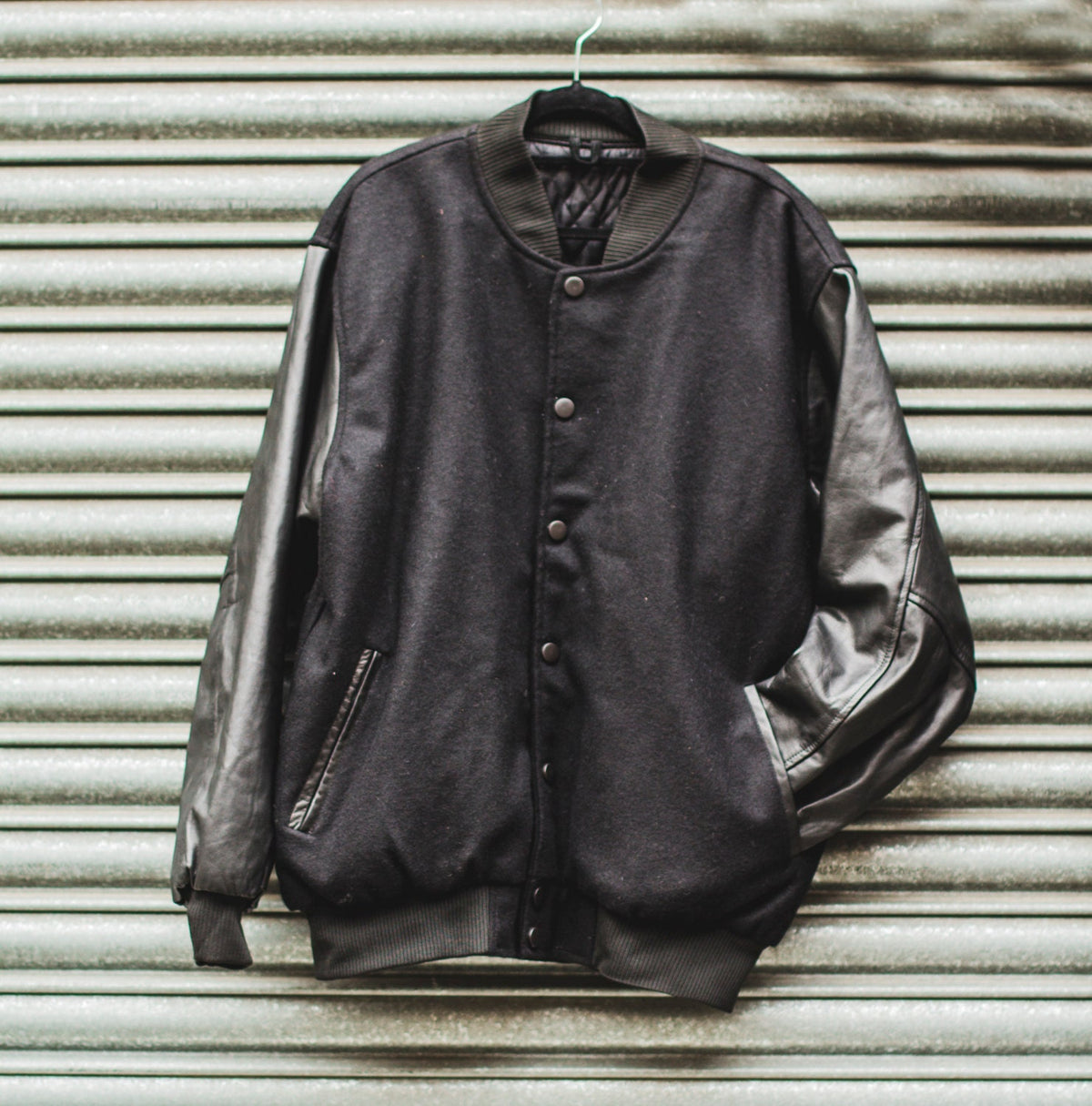 Classic Varsity / Baseball Jacket (Wool & Leather)
