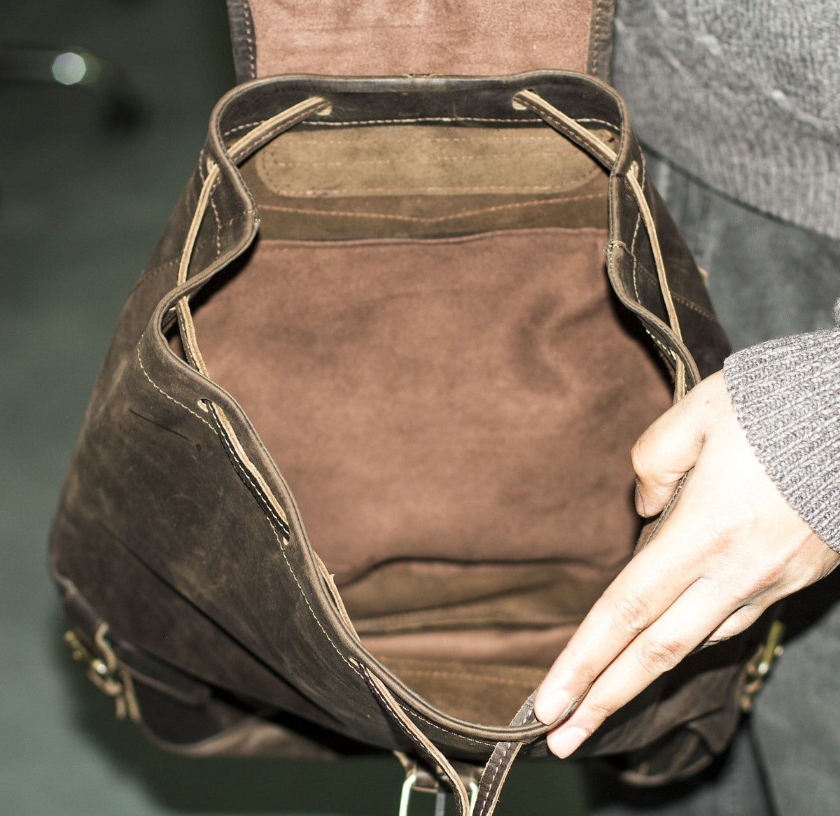 Premium Hunter Leather Rucksack | Coco Brown