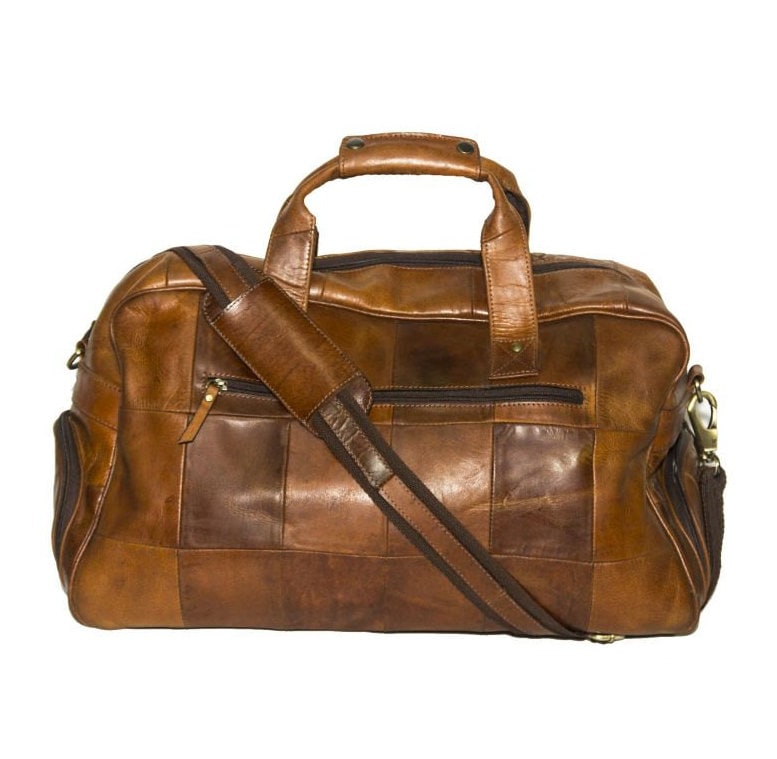 Premium Leather Overnight Holdall | Travel Duffle