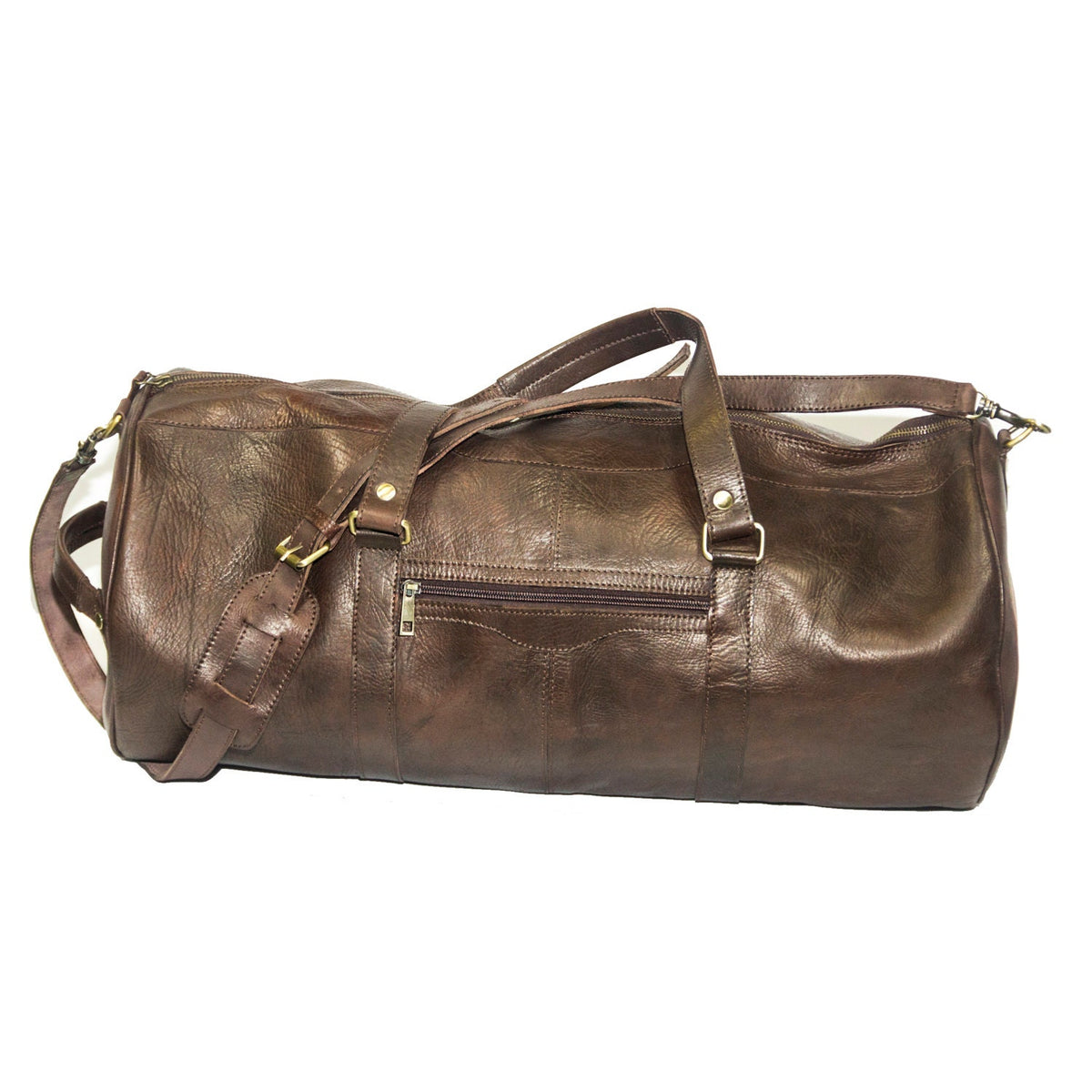 Premium Coco Leather XL Duffle Bag | Travel Bag | Voyager