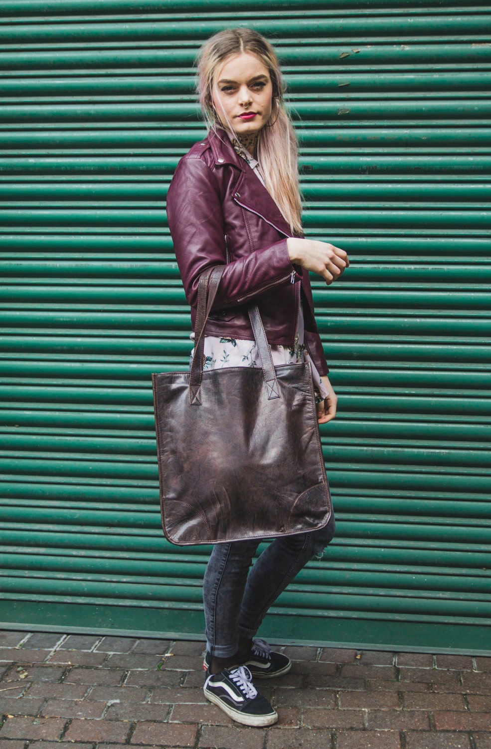 Coco Leather Tote | City Shopper Bag