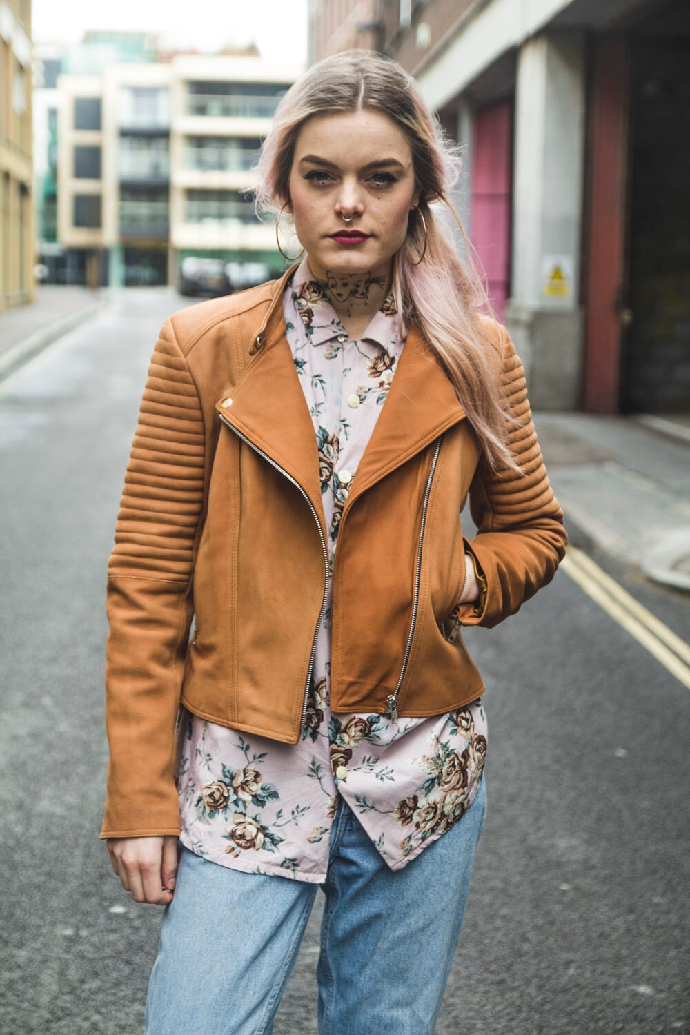 Premium Mustard Leather Biker Jacket | French Hide | Limited Edition