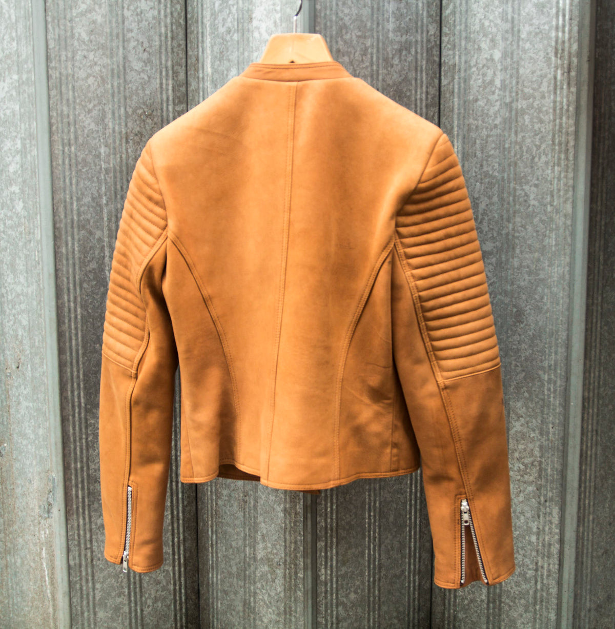 Premium Mustard Leather Biker Jacket | French Hide | Limited Edition