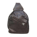 Moroccan Convertible Mini Backpack | Coco Brown