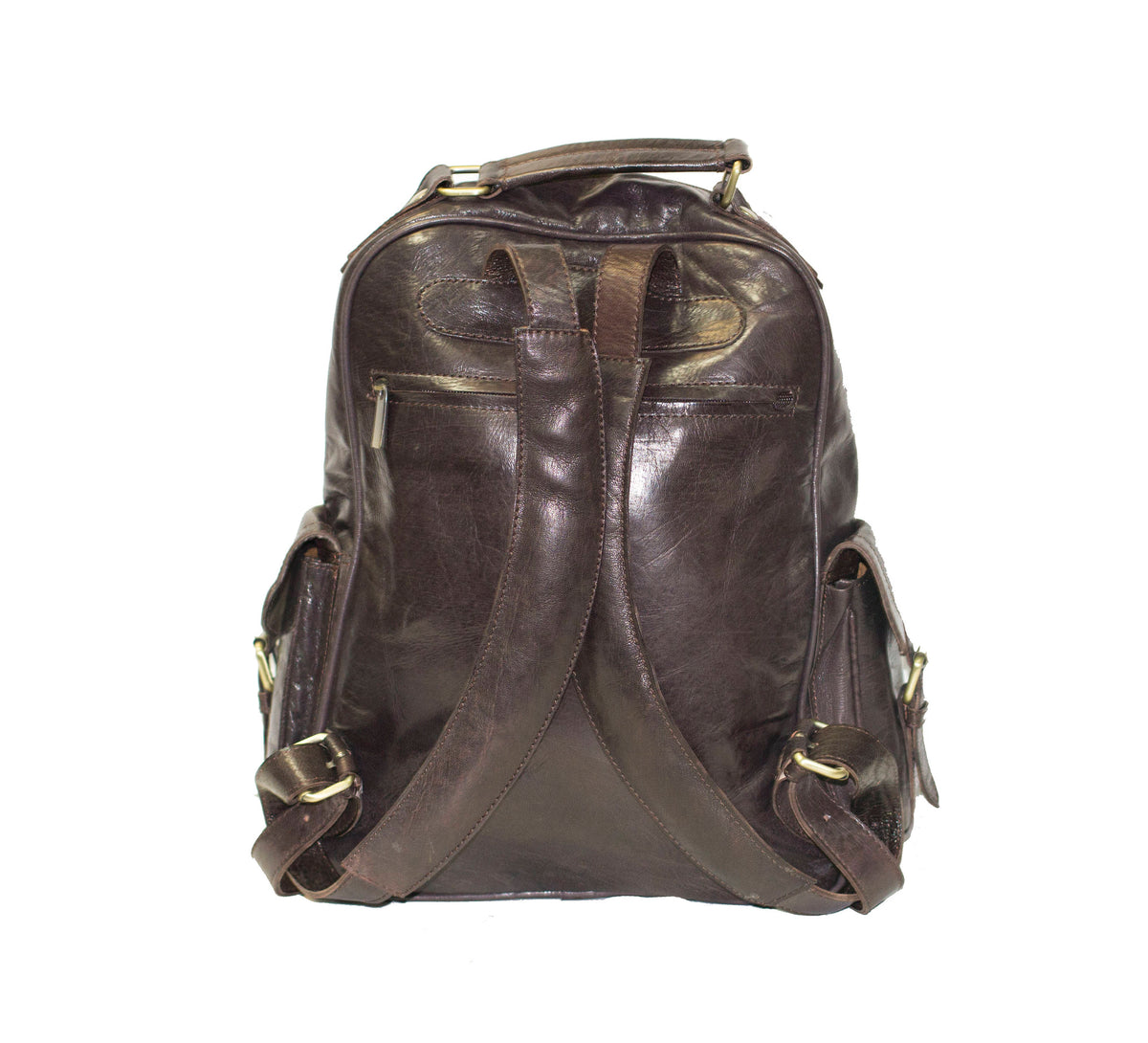 Premium Coco Leather Work Office Backpack