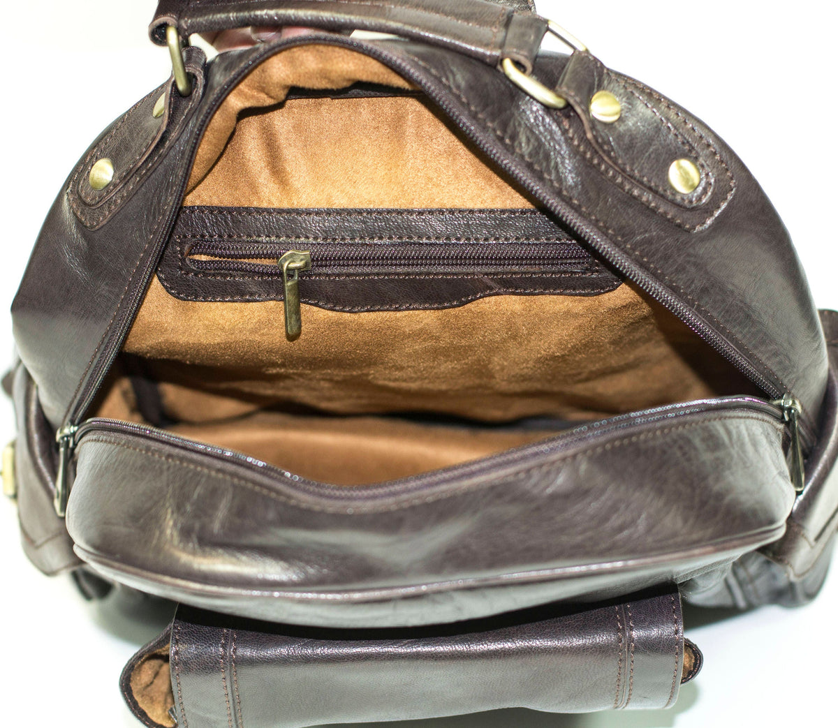 Premium Coco Leather Work Office Backpack