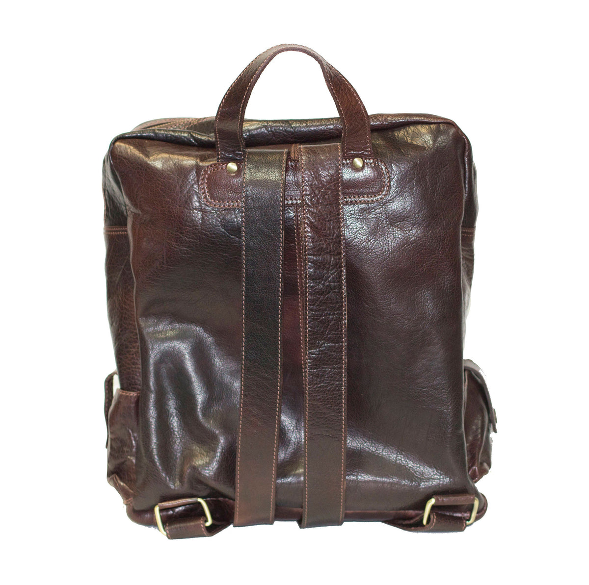Luxury Leather Work Office Backpack | Coco Brown