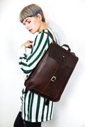Coco Brown Urban Leather Backpack