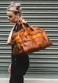 Premium Leather Overnight Holdall | Travel Duffle