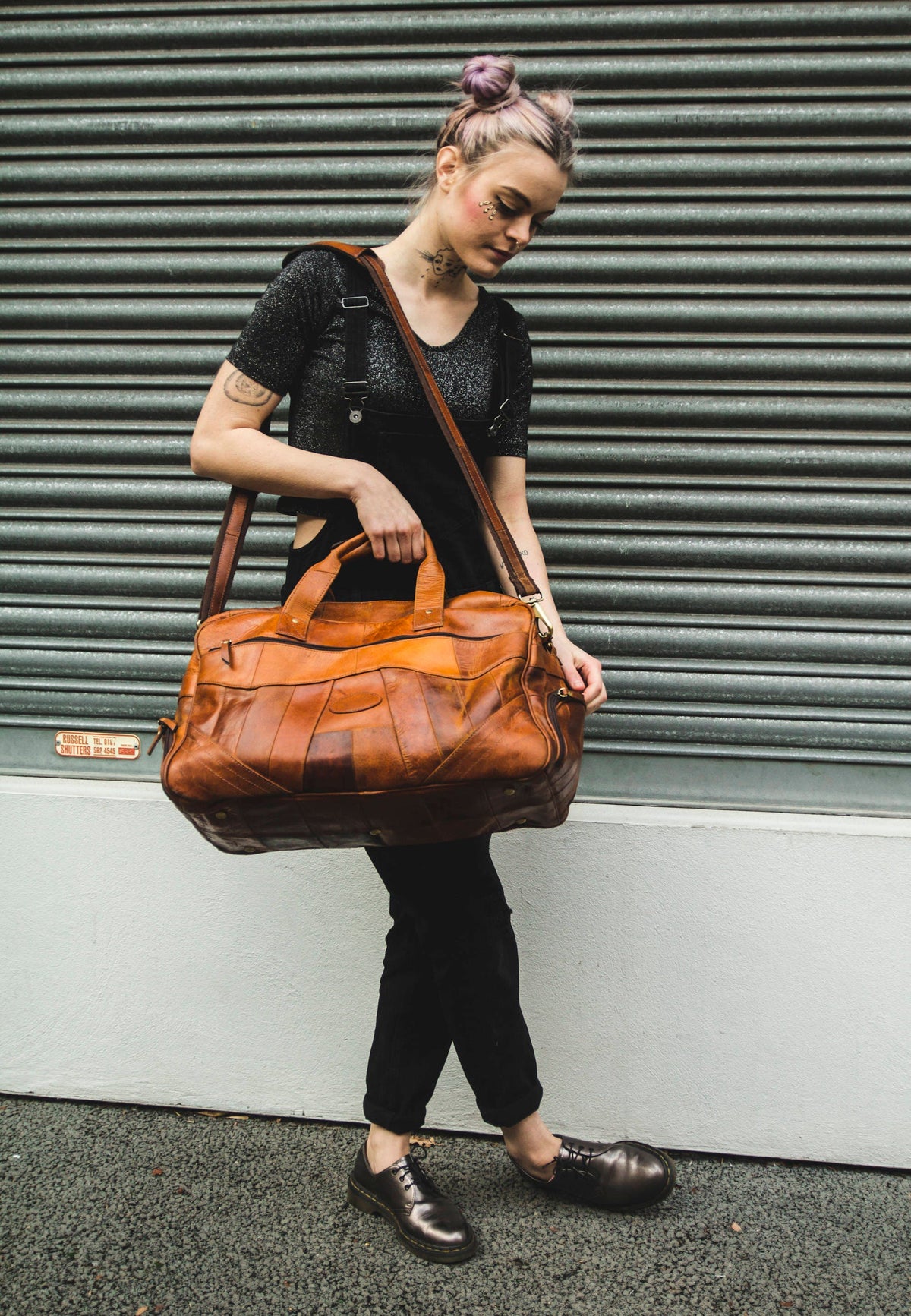 Premium Leather Overnight Holdall | Travel Duffle