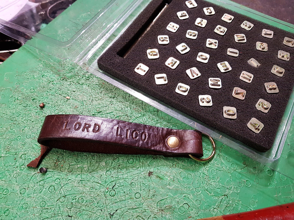 Custom Leather Key Ring | Hand Made Key Chain