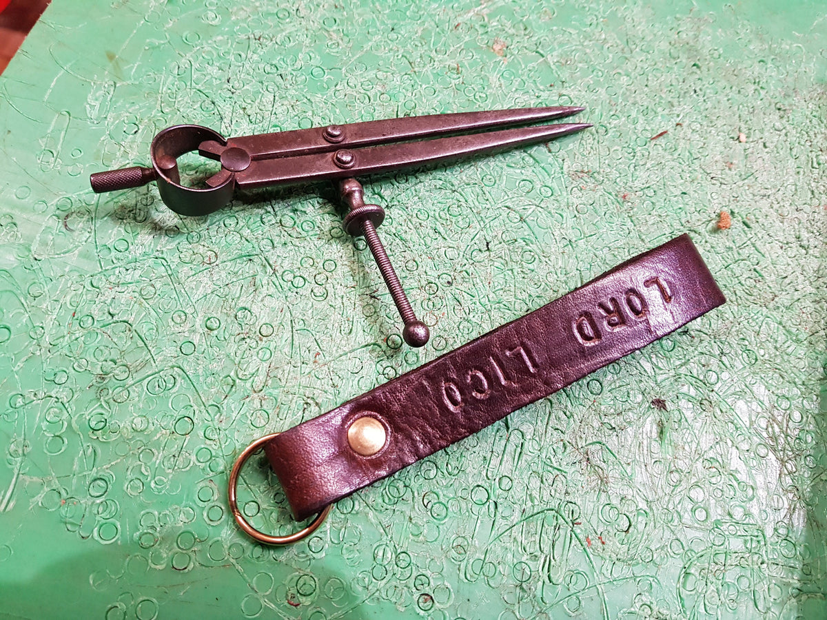 Custom Leather Key Ring | Hand Made Key Chain