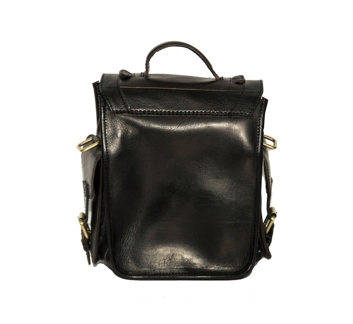 Professional Camera Bag (Black Gloss Leather)