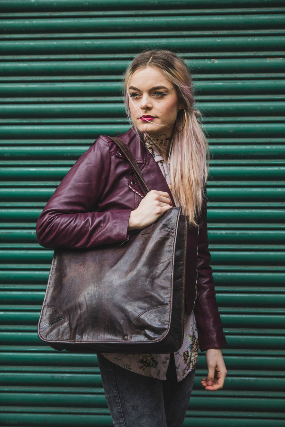 Coco Leather Tote | City Shopper Bag