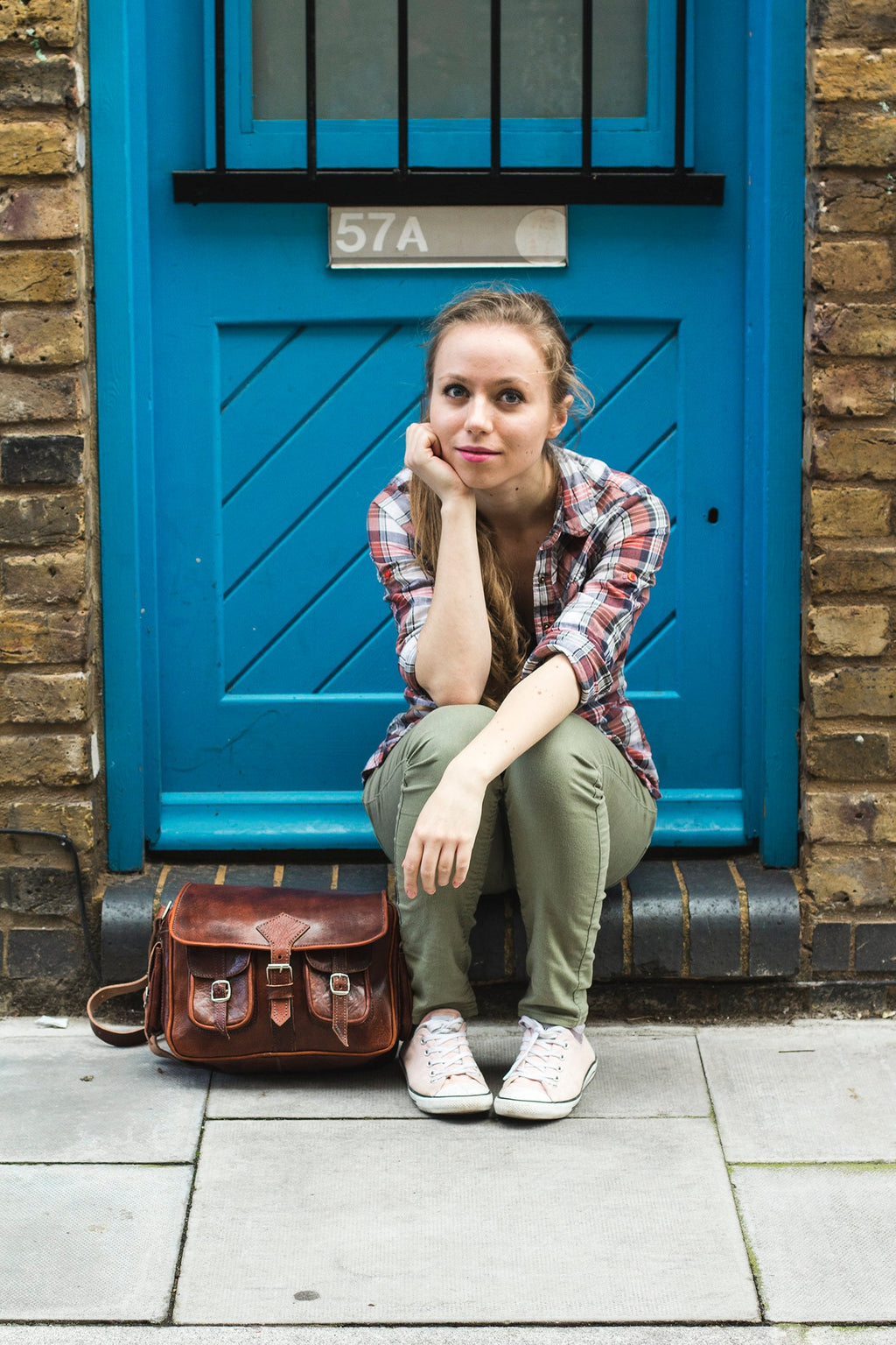 Medium Wine Leather Moroccan Camera Bag Satchel | 80's Style