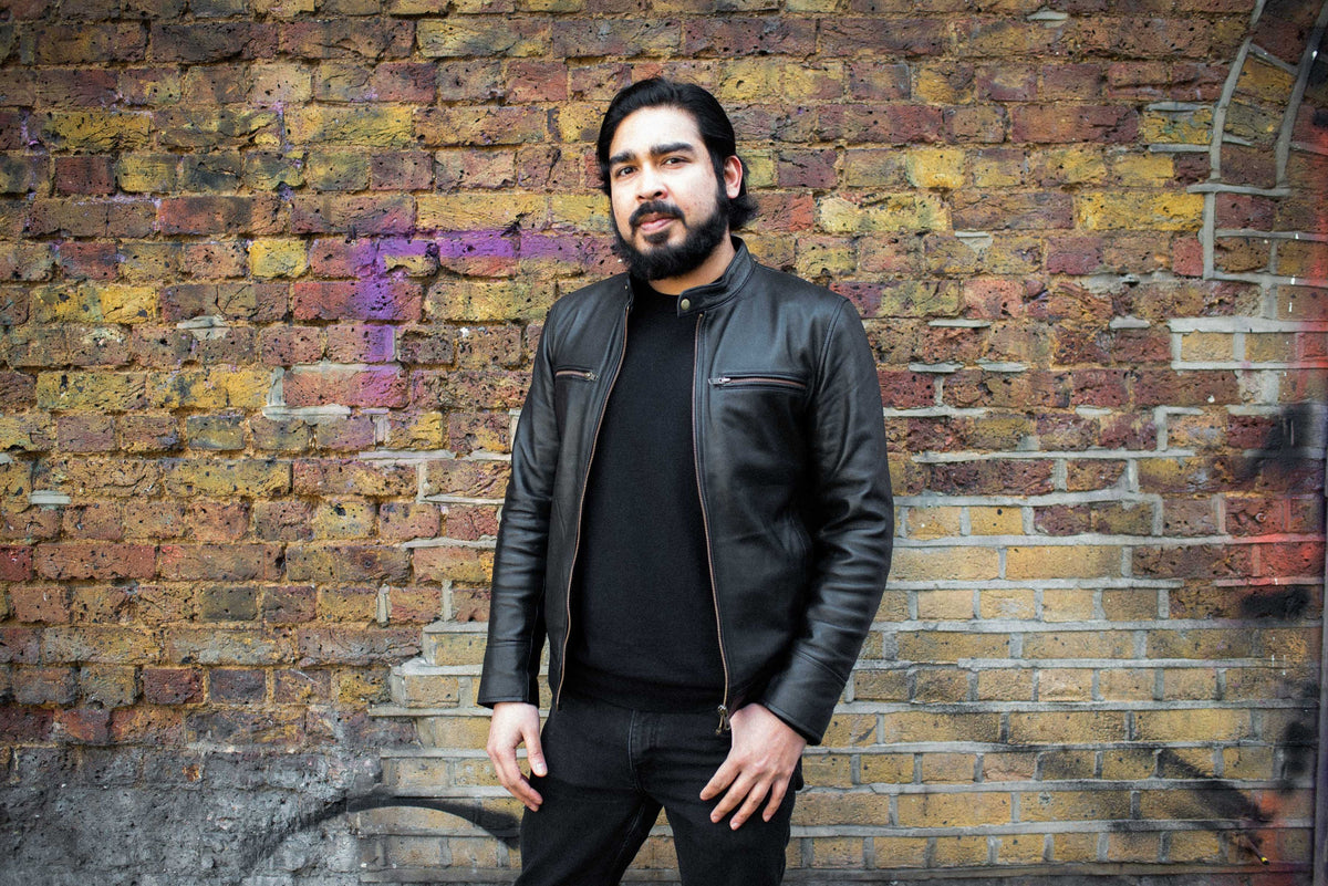 Soft Black Leather Motorcycle Biker Jacket