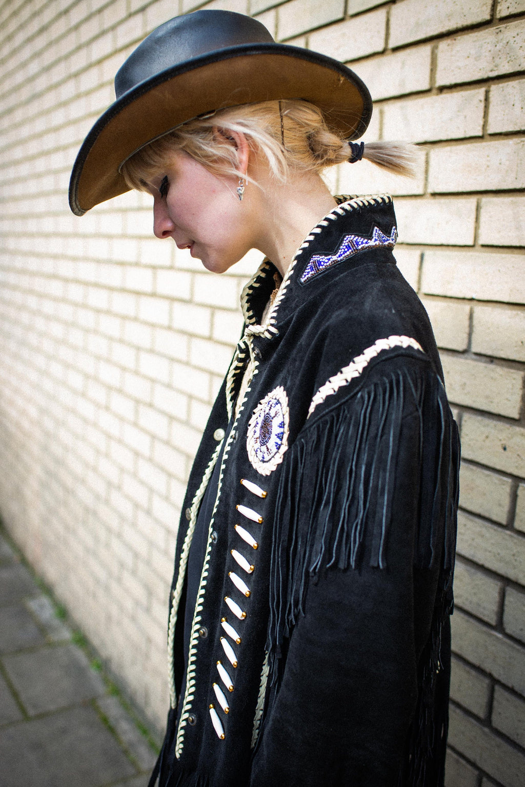 Leather Cowboy Hat Hand Made