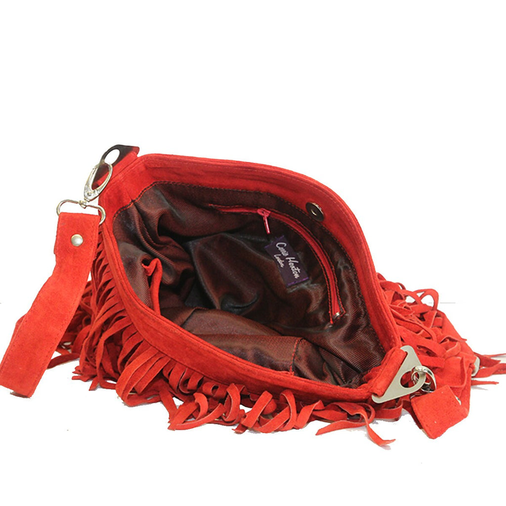 Suede Fringe Festival Summer Shoulder Bag