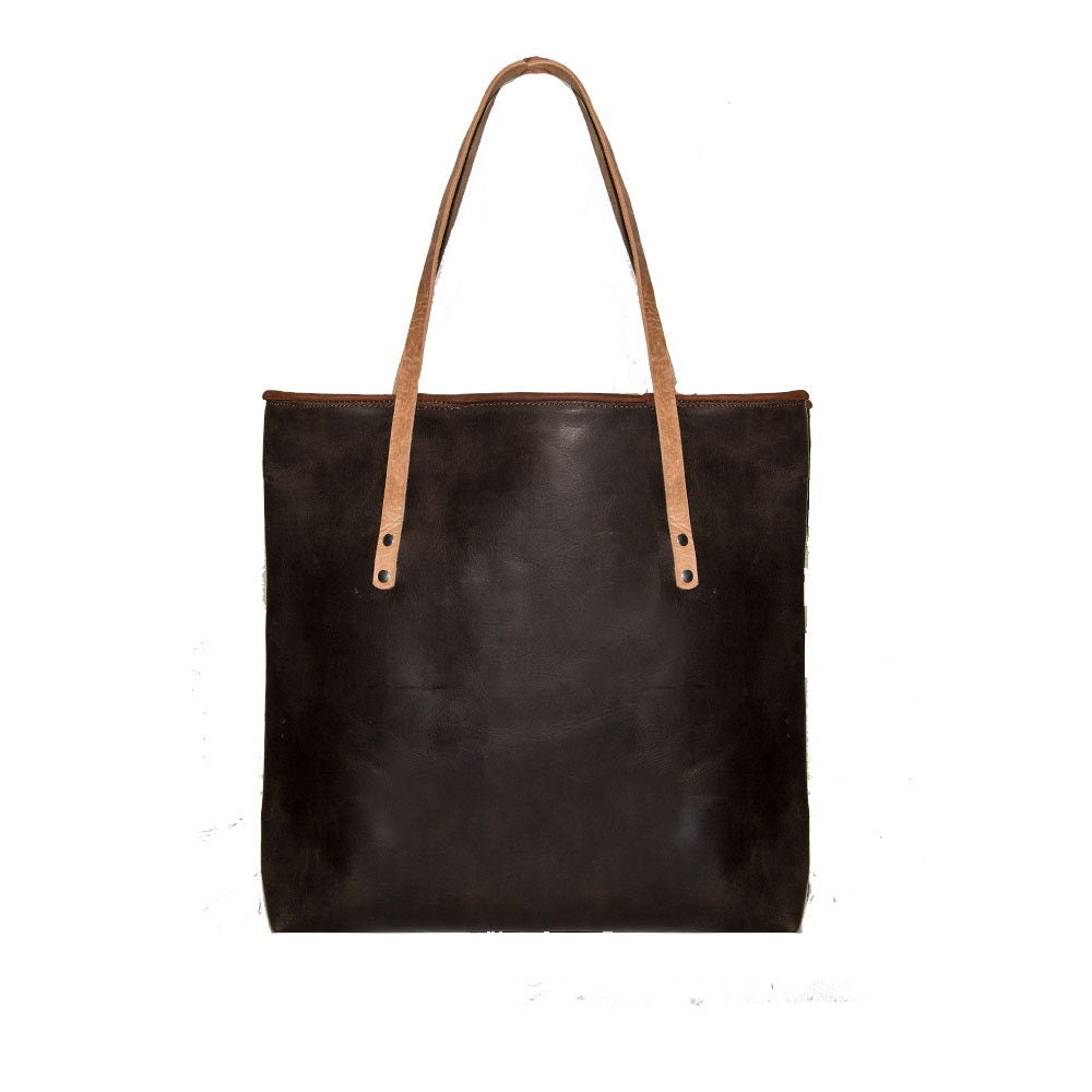 Coco Leather Shopper Tote