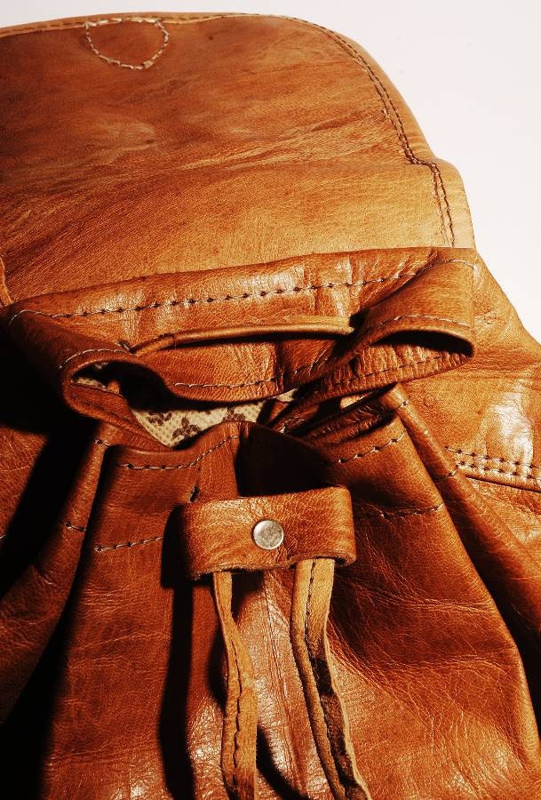 Oil Tanned Hand Polished Leather Rucksack Backpack